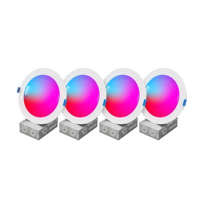 Govee Smart RGBWW Recessed Lights 4 Pack
