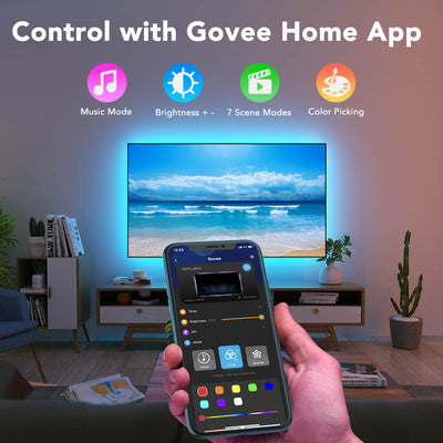 Govee RGB Bluetooth LED Backlight For TVs 46-60 Inches