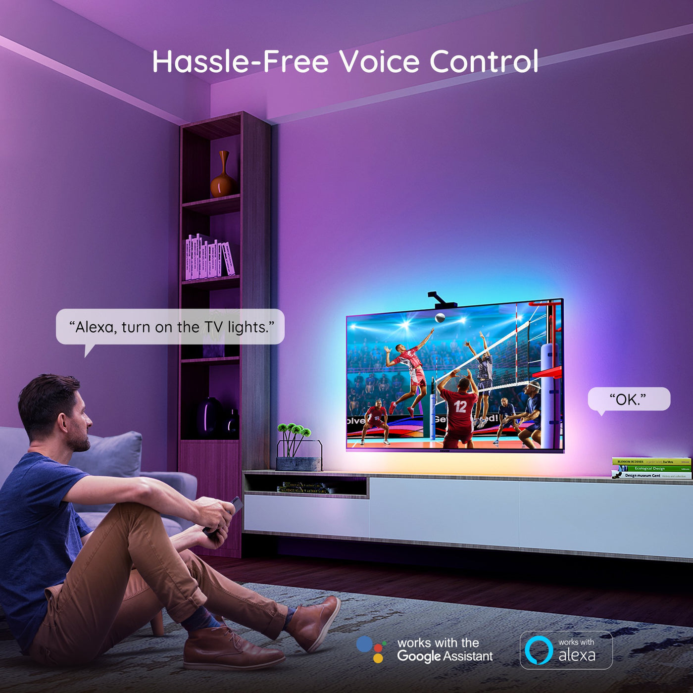 Govee Immersion Wi-Fi TV Backlights with Voice Control